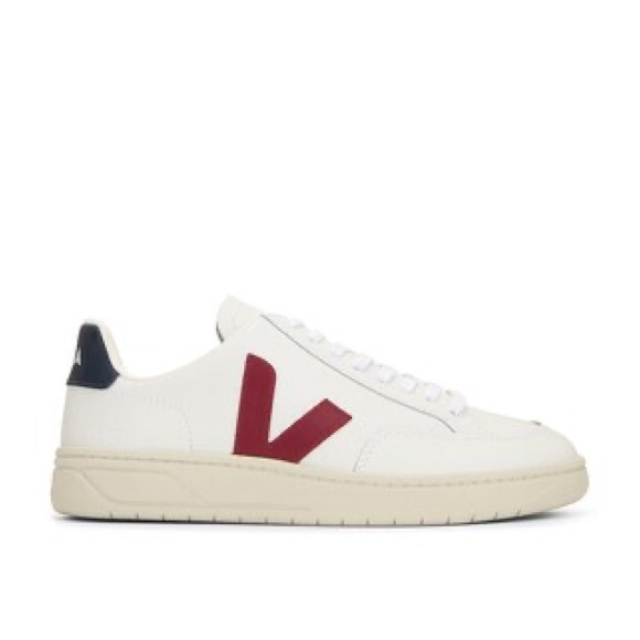 Veja Shoes - Veja V-12 Sneaker in Extra White & Marsala Nautico Sneaker sz 6